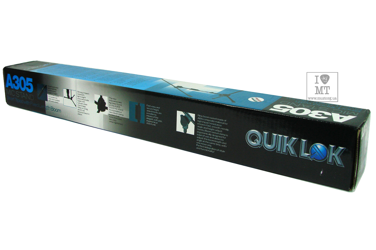 Stojak mikrofonowy QUIK LOK A305 BK EU