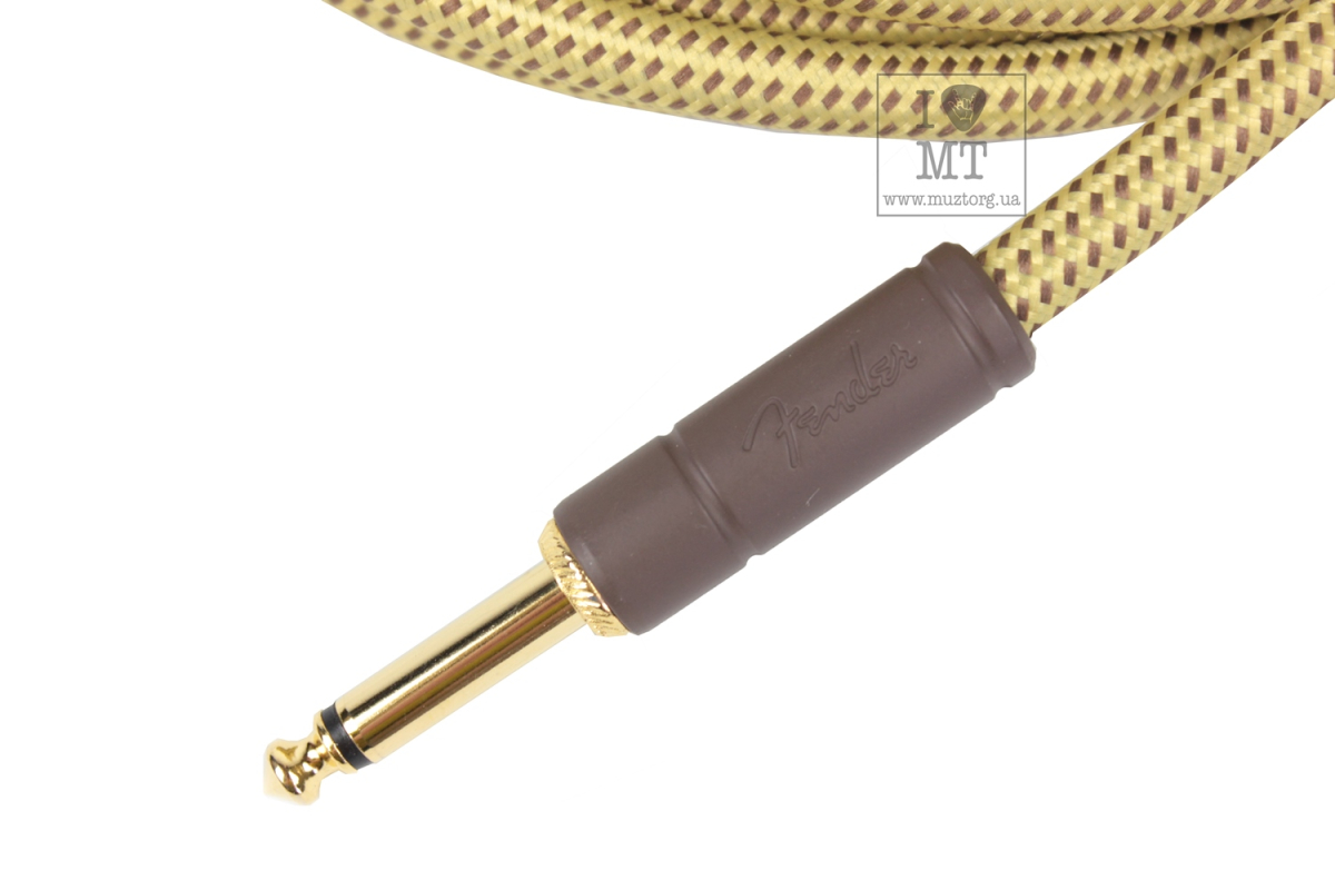 Kabel instrumentalny FENDER CABLE DELUXE SERIES 18.6' ANGLED TWEED