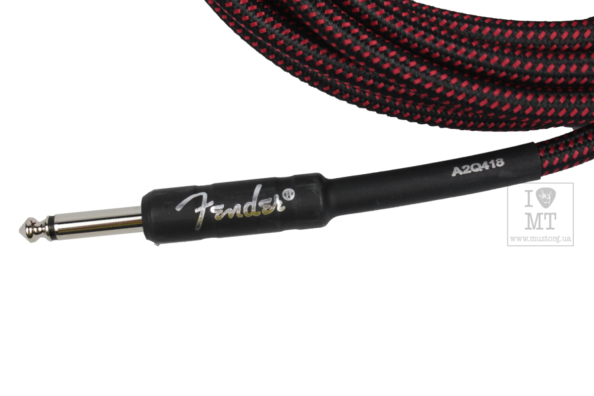 Кабель інструментальний FENDER CABLE PROFESSIONAL SERIES 15' RED TWEED