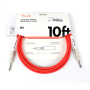 Кабель инструментальный FENDER CABLE ORIGINAL SERIES 10' FIESTA RED