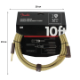 Kabel instrumentowy FENDER CABLE DELUXE SERIES 10' ANGLED TWEED