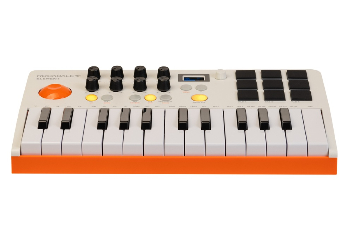 MIDI klávesnice ROCKDALE ELEMENT WHITE