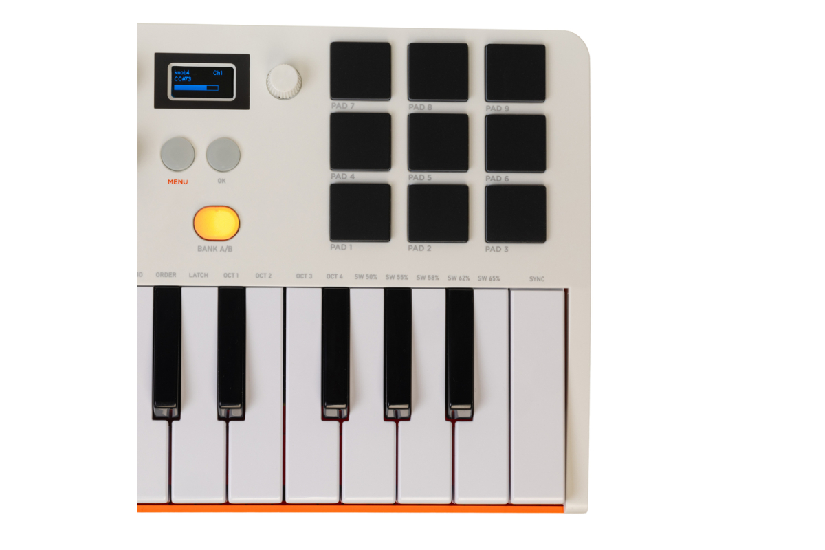 MIDI klávesnice ROCKDALE ELEMENT WHITE
