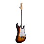 Electric Guitar ROCKDALE Acadia HT HSS Sunburst