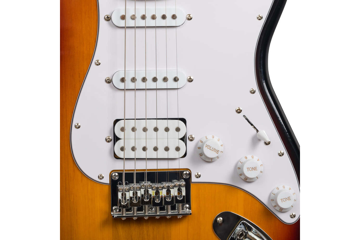 Electric Guitar ROCKDALE Acadia HT HSS Sunburst