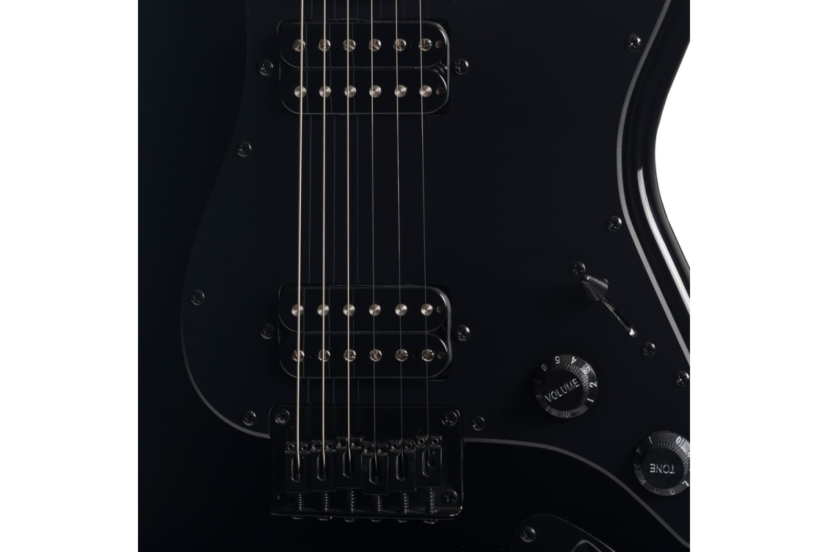 Electric Guitar ROCKDALE Charger HT HH Black