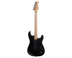 Electric Guitar ROCKDALE Charger HT HH Maple Black