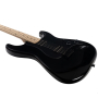 Electric Guitar ROCKDALE Charger HT HH Maple Black