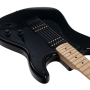 Electric Guitar ROCKDALE Charger HT HH Maple Black