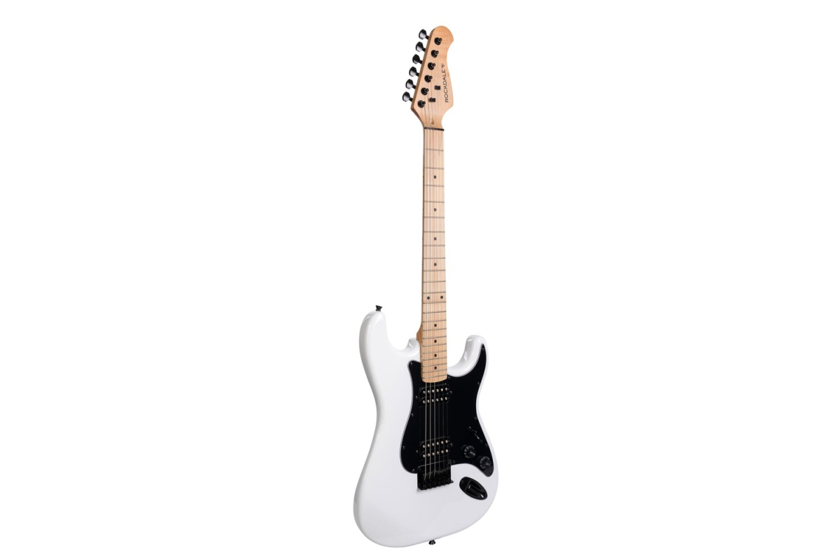 Electric Guitar ROCKDALE Charger HT HH Maple White