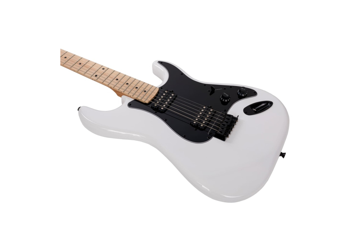 Electric Guitar ROCKDALE Charger HT HH Maple White