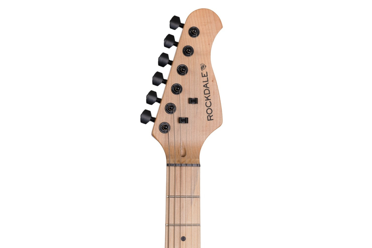 Electric Guitar ROCKDALE Charger HT HH Maple White
