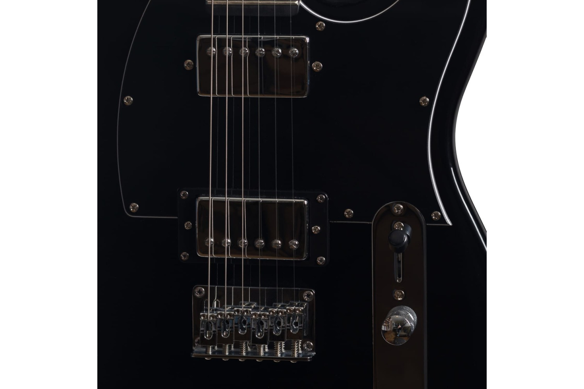Electric Guitar ROCKDALE Teton HH Black