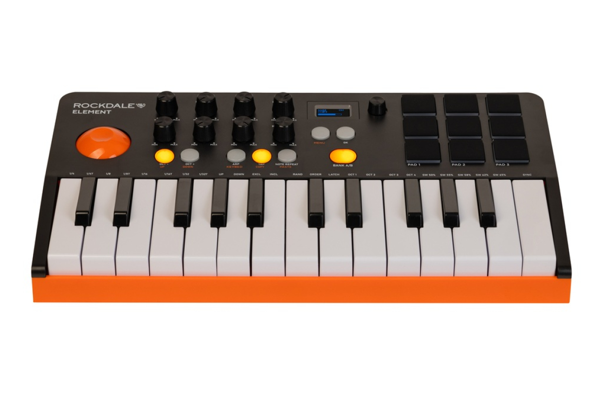 MIDI klávesnice ROCKDALE ELEMENT BLACK