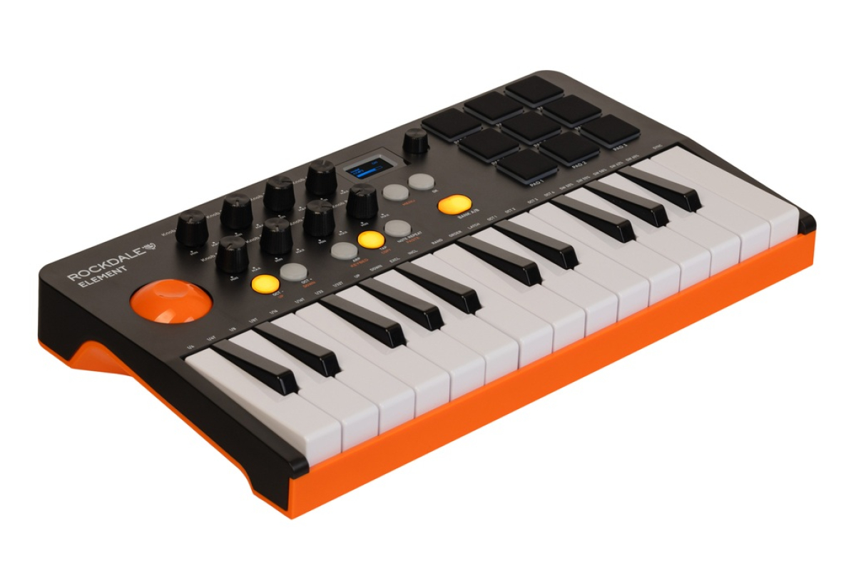 MIDI klávesnice ROCKDALE ELEMENT BLACK