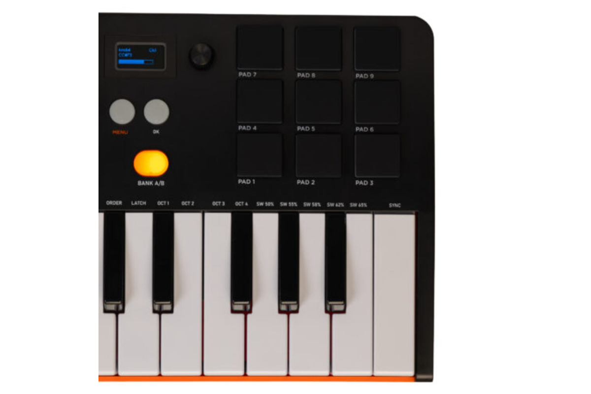 MIDI klávesnice ROCKDALE ELEMENT BLACK