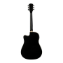 ROCKDALE Maverick D6 CE BLACK GLOSS electro-acoustic guitar