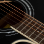 ROCKDALE Maverick D6 CE BLACK GLOSS electro-acoustic guitar