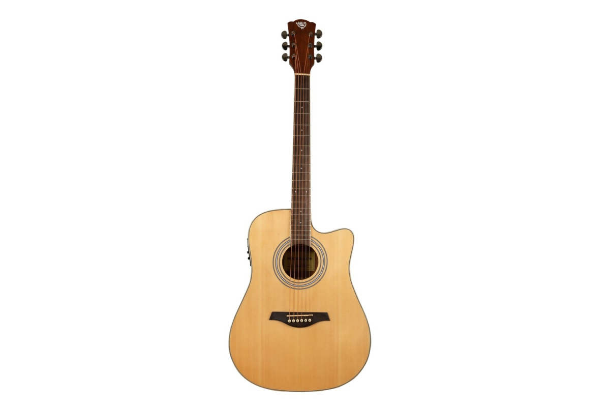 ROKDALE Maverick D6 CE NATURAL GLOSS electro-acoustic guitar
