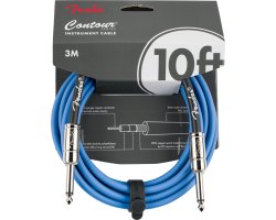 FENDER CABLE CONTOUR SERIES 10' LAKE PLACID BLUE