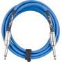 Кабель инструментальный FENDER CABLE CONTOUR SERIES 10' LAKE PLACID BLUE