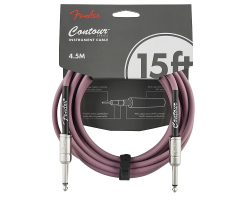 FENDER CABLE CONTOUR SERIES 15' BURGUNDY MIST