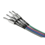 Кабель инструментальный FENDER CABLE CONTOUR SERIES 15' BURGUNDY MIST