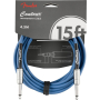 Кабель инструментальный FENDER CABLE CONTOUR SERIES 15' LAKE PLACID BLUE
