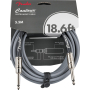 Кабель инструментальный FENDER CABLE CONTOUR SERIES 18.6' INCA SILVER