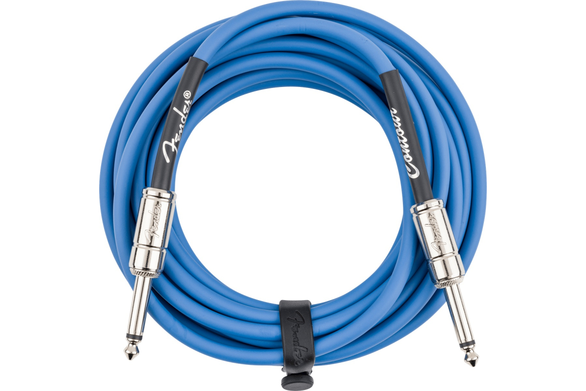 Кабель инструментальный FENDER CABLE CONTOUR SERIES 18.6' LAKE PLACID BLUE