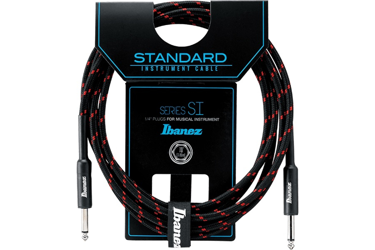 Кабель інструментальний IBANEZ SI10-BW NSTRUMENT CABLE 3M
