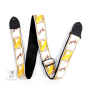 Ремень гитарный FENDER STRAP 2" MONOGRAMMED WHITE BROWN YELLOW