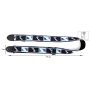 Ремень гитарный FENDER STRAP 2" MONOGRAMMED BLACK LIGHT GREY MEDIUM BLUE