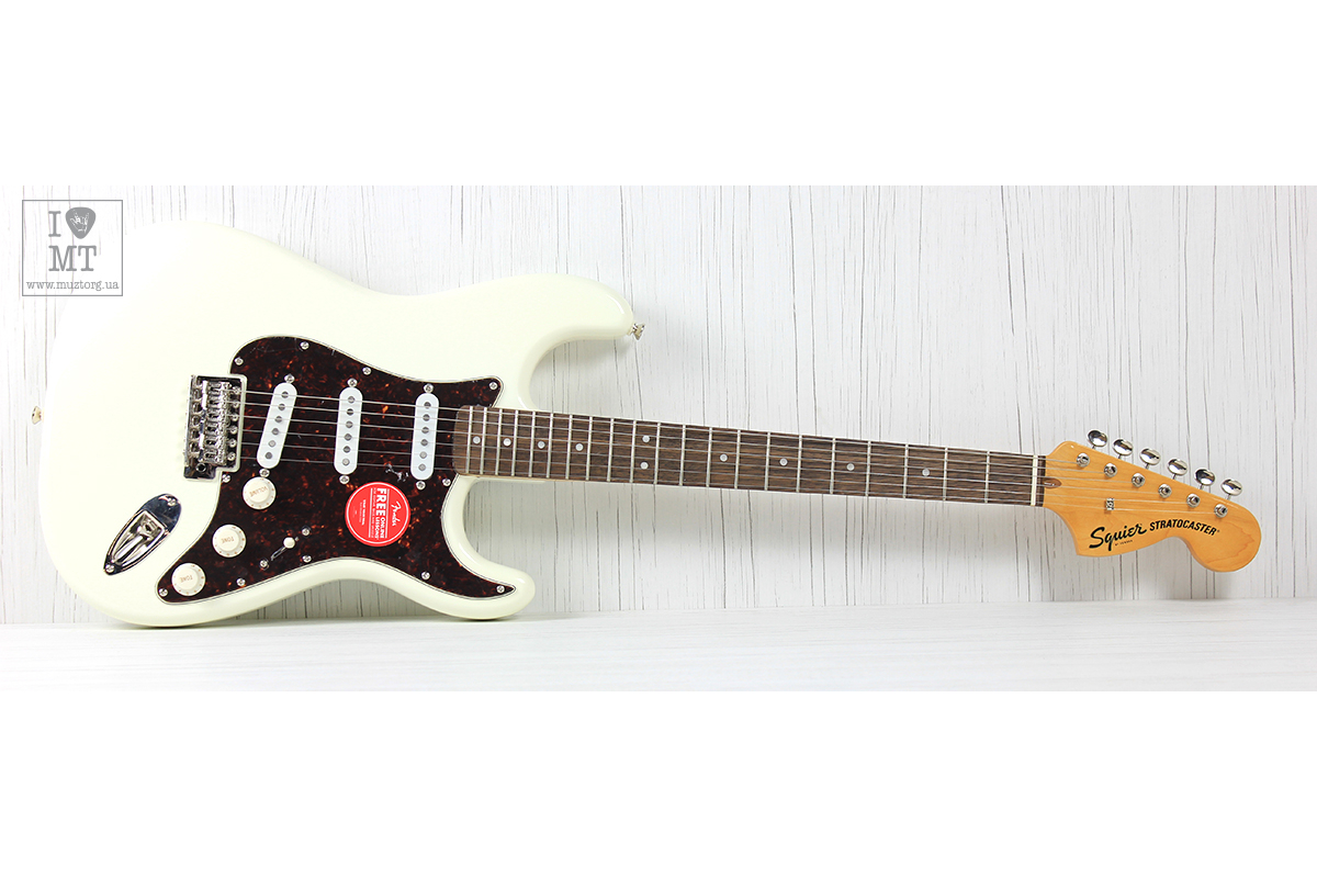 Elektrická kytara SQUIER CLASSIC VIBE '70s STRATOCASTER LR OLYMPIC WHITE