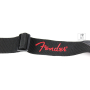 Pasek gitarowy FENDER STRAP 2" BLACK RED LOGO