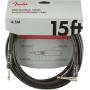 Кабель инструментальный FENDER CABLE PROFESSIONAL SERIES ANGLED 15' BLACK