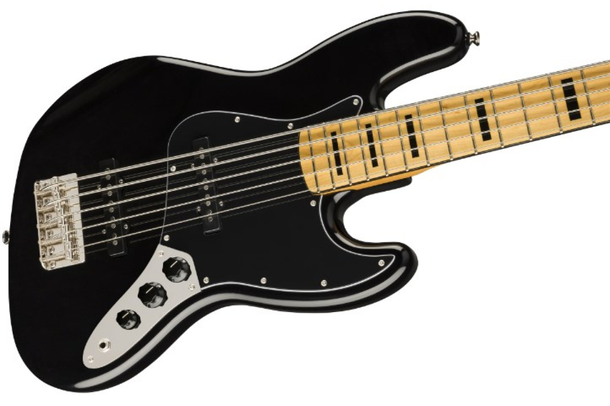 Бас-гитара SQUIER CLASSIC VIBE '70s JAZZ BASS V MN BLACK