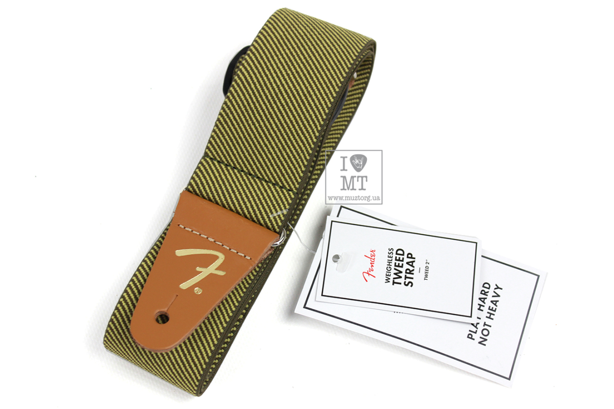 Ремень гитарный FENDER STRAP 2" WEIGHLESS TWEED