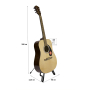Gitara akustyczna FENDER FA-125 WN NAT z GIG BAG