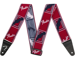 FENDER STRAP 2" WEIGHLESS MONOGRAMMED RED/WHITE/BLUE