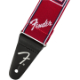 Pasek gitarowy FENDER STRAP 2" WEIGHLESS MONOGRAMMED RED/WHITE/BLUE