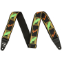 Ремень гитарный FENDER STRAP 2" NEON MONOGRAMMED GREEN ORANGE