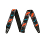 Ремень гитарный FENDER STRAP 2" NEON MONOGRAMMED BLUE ORANGE