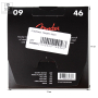 Struny pro elektrické kytary FENDER 250LR NICKEL-PLATED STEEL GUITAR STRINGS 9-46