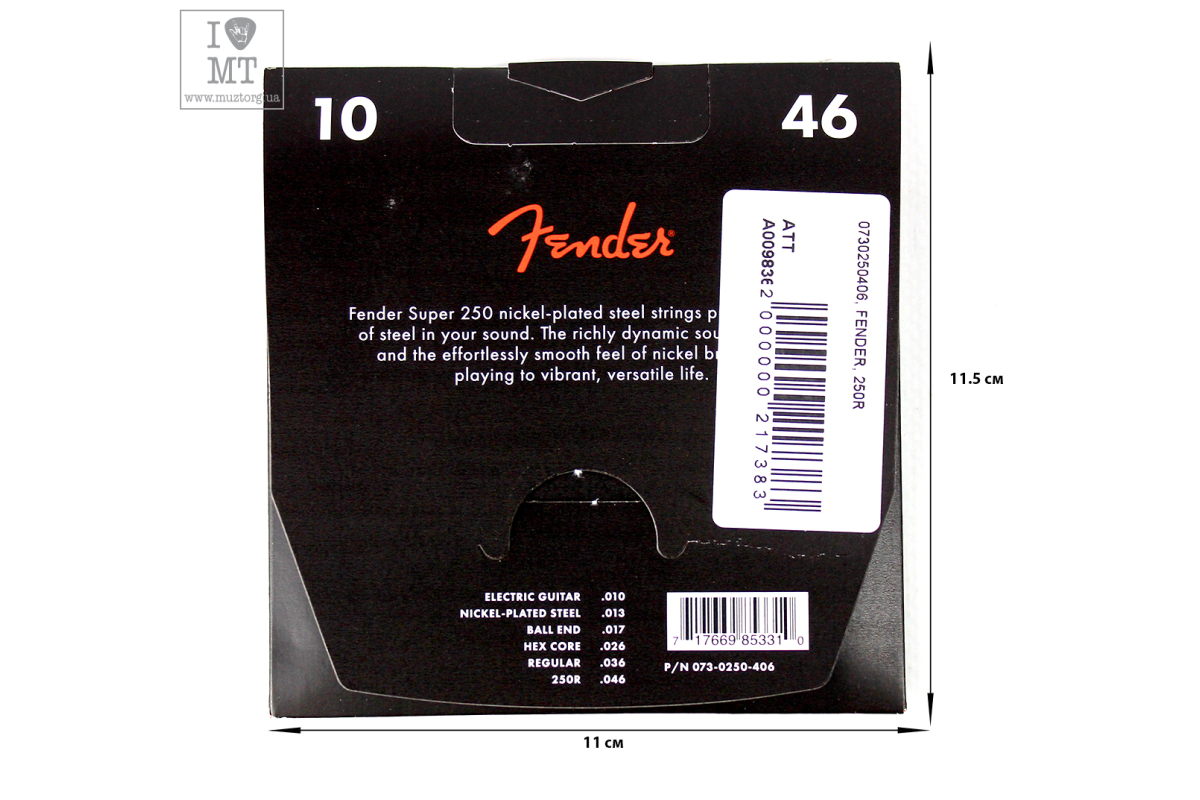 Struny do gitar elektrycznych FENDER 250R