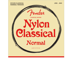 FENDER 100 NYLON CLASSICAL STRINGS TIE END 28-43