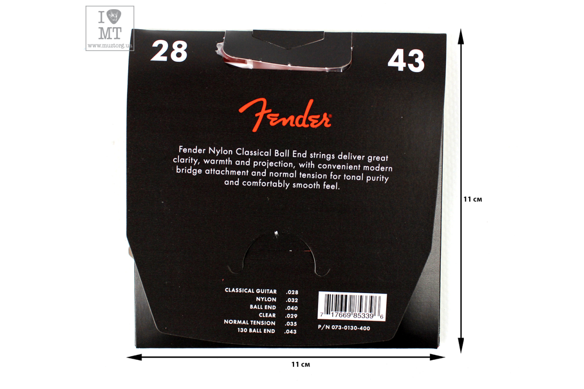 Struny do gitar klasycznych FENDER 130