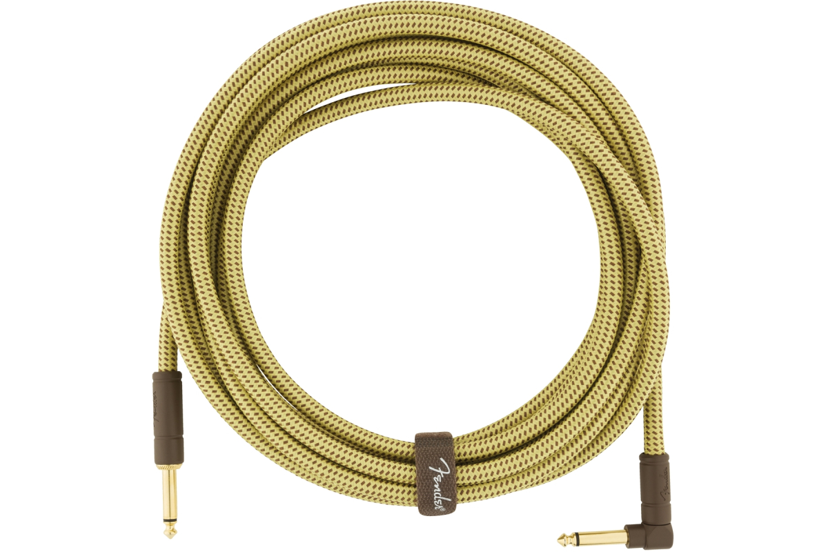 Kabel instrumentalny FENDER CABLE DELUXE SERIES 18.6' ANGLED TWEED