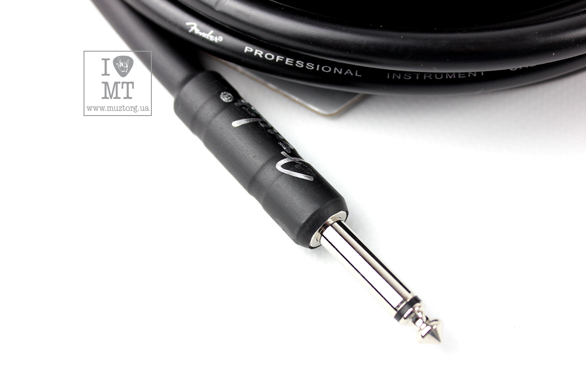 Кабель інструментальний FENDER CABLE PROFESSIONAL SERIES 15' BLACK