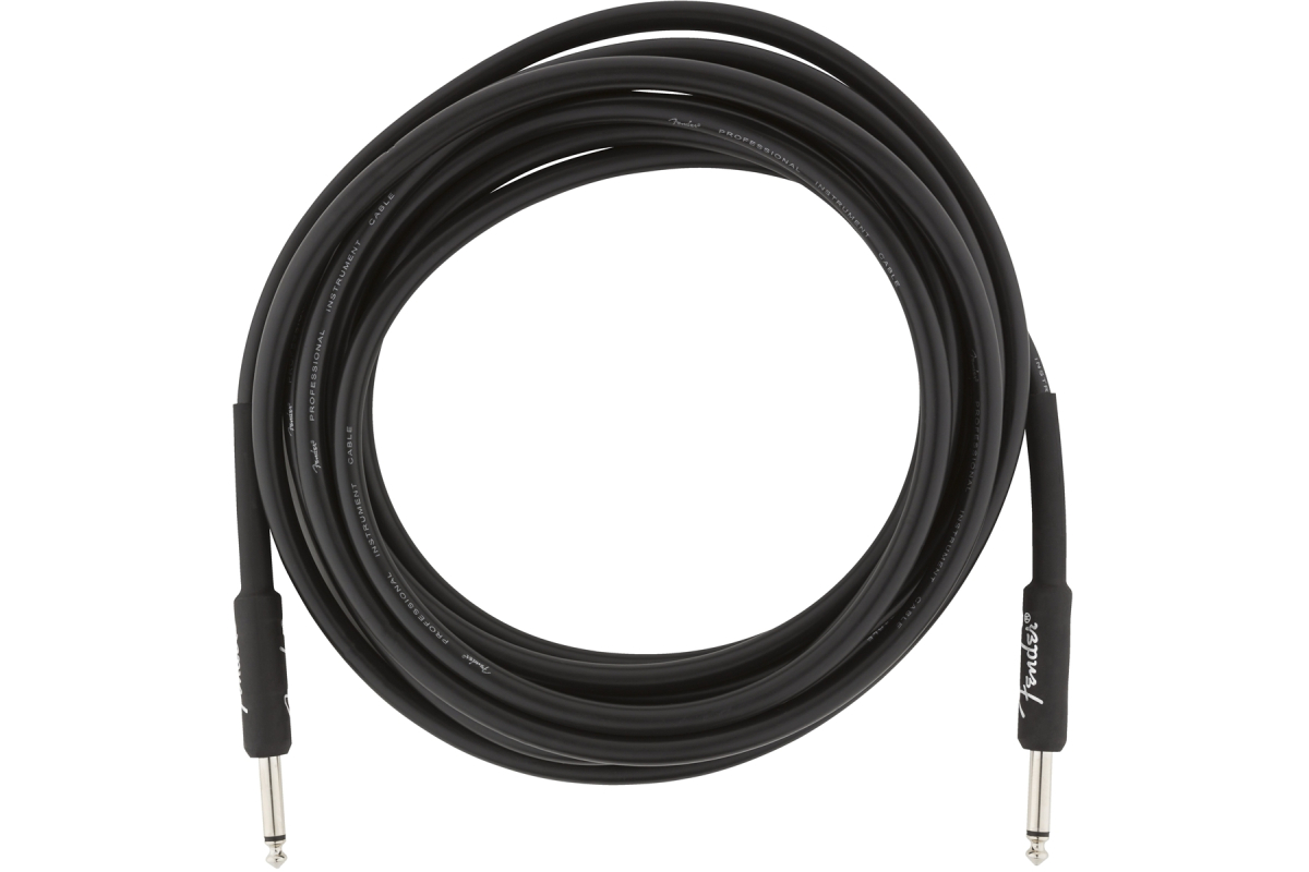 Кабель інструментальний FENDER CABLE PROFESSIONAL SERIES 15' BLACK